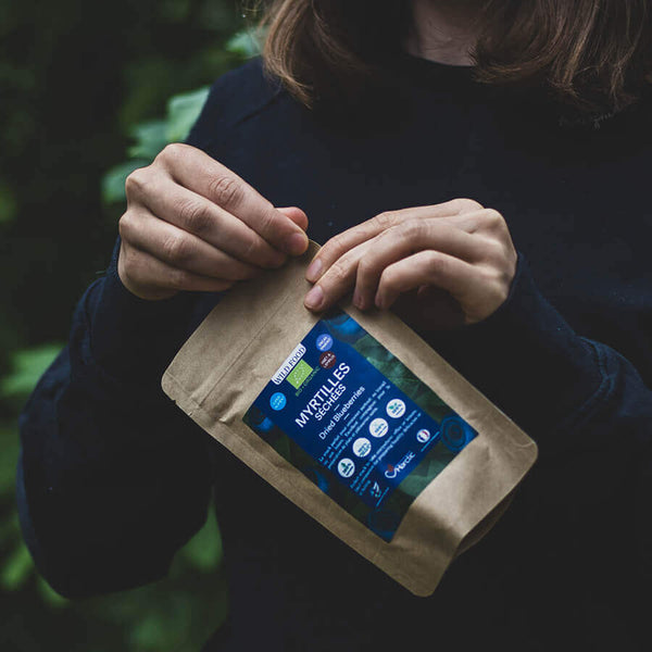 harctic superfoods myrtilles sauvages séchées bio snacking sain et healthy