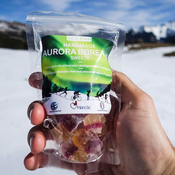 harctic superfoods pâtes de fruits aurores boréales snacking sport pratique