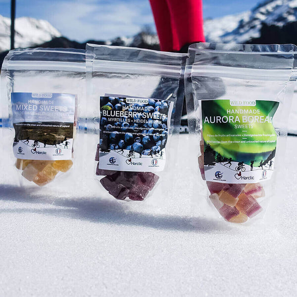harctic superfoods pâtes de fruits aurores boréales snacking sport pratique