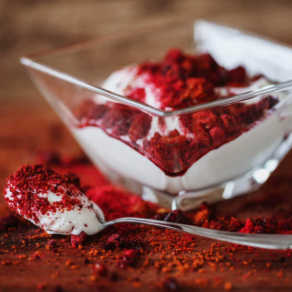 harctic superfoods poudres de baies rouges bio airelle canneberge groseille