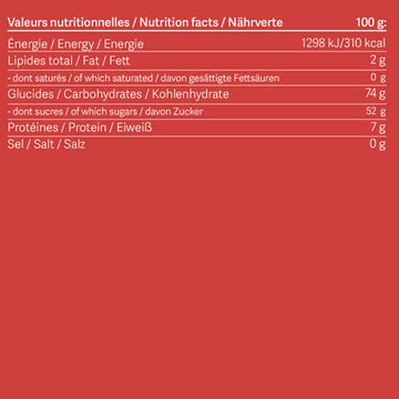 harctic superfoods valeurs nutritionnelles fraises lyophilisées